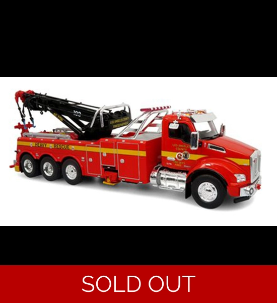 LACFD Kenworth T880 Heavy Rescue 1/43 Diecast